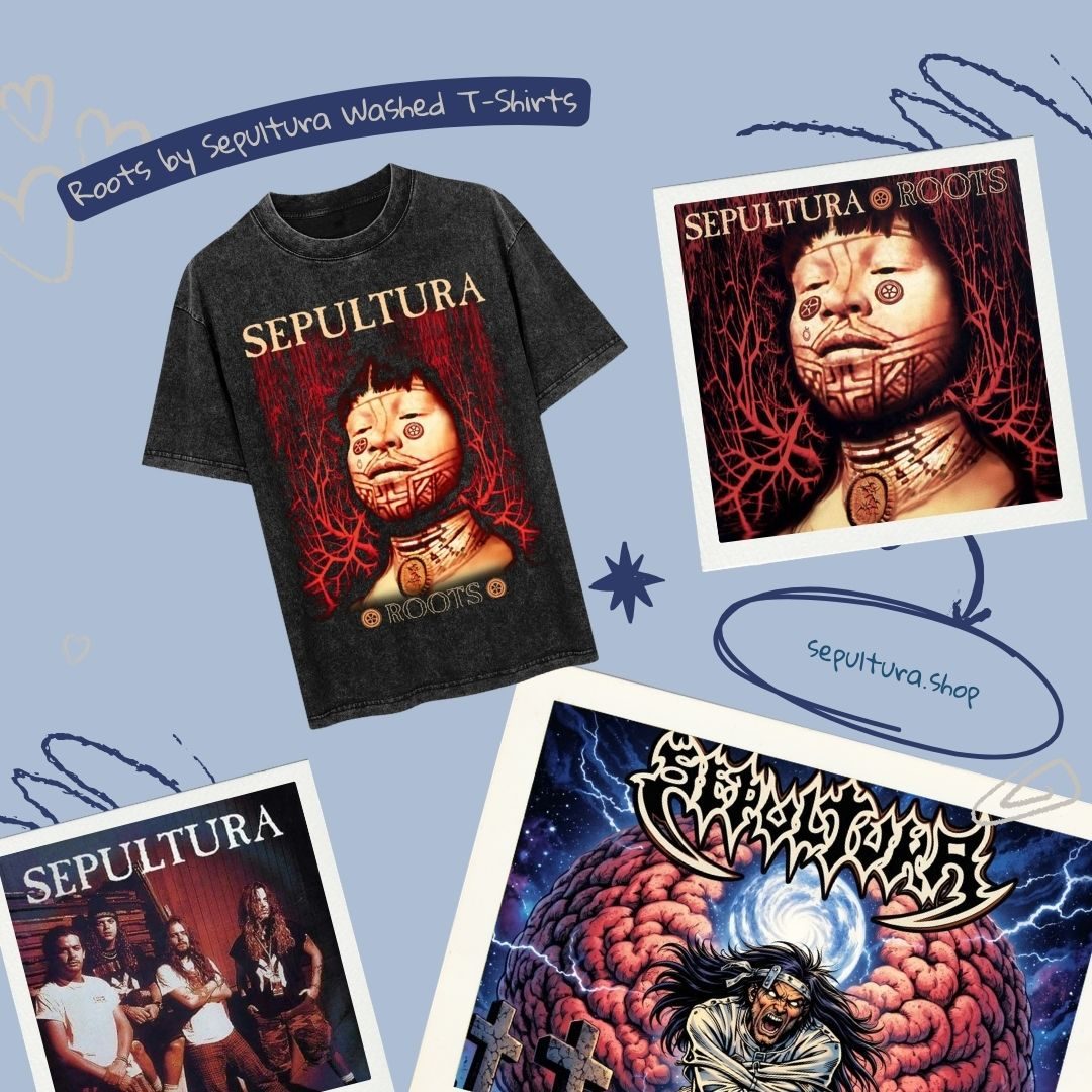 Roots by Sepultura PTTT1506 Washed  Sepultura T-Shirts